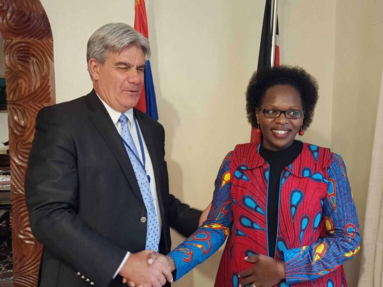 TTI Director’s  meeting with Serbia’s Ambassador to Kenya on  Women leaders and sustainable development in Africa