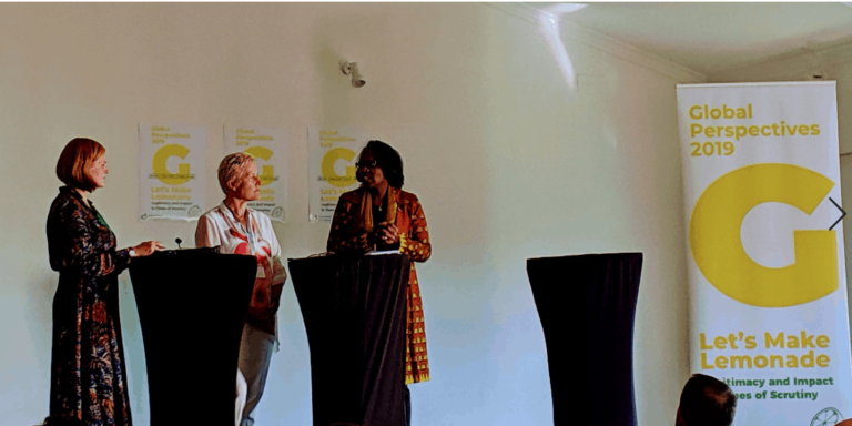 TTI Director Jane sharing the wondrous story of how we make lemonade at the Global Perspectives 2019 kick-off session